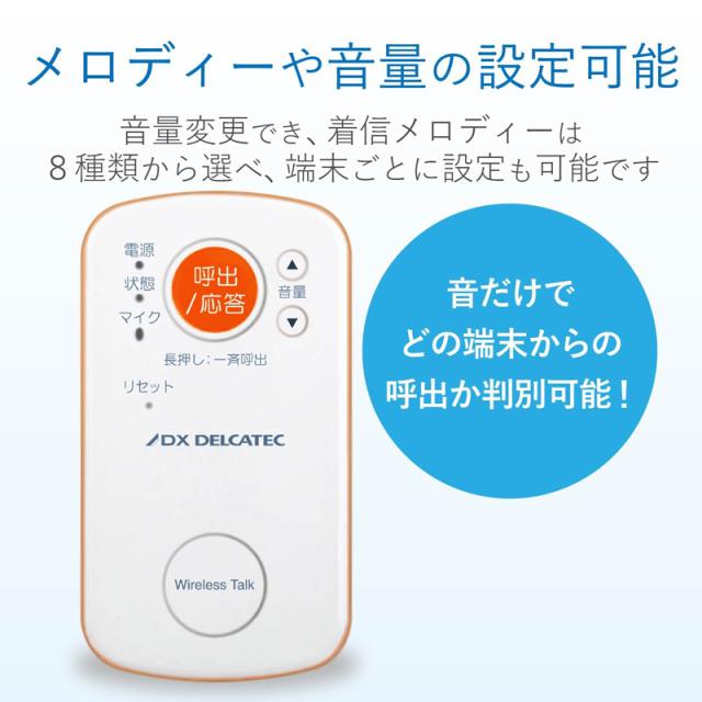 人気が高い ワイヤレス インターホン ワイヤレストーク 内線通話 無線通話 介護 ナースコール Wcc10 Wcs10 Wcm10 選べる子機タイプ 台数セット お1人様1点限り Olsonesq Com