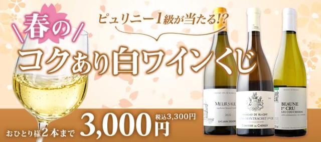 春のコクあり白ワインくじ