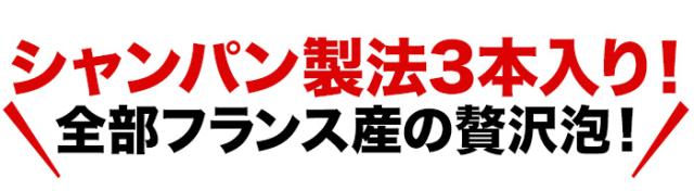大好評!フランス産辛口泡!