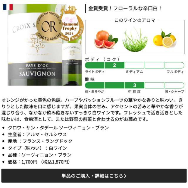 ラシーヌ・ヴァン・ド・ペイ・コンテ・トロサン・ブラン