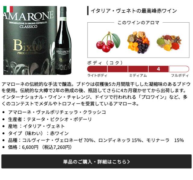 アマローネ・ヴァルポリチェッラ・クラッシコ・ルージュ