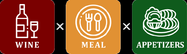 WINE MEAL APPETIZERS