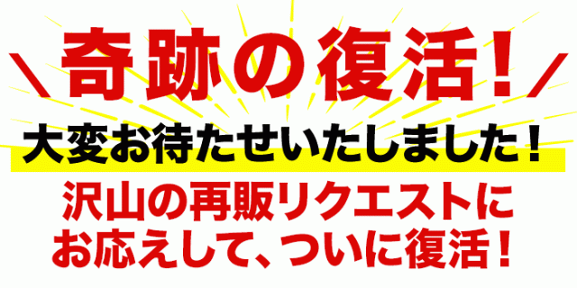 期間限定で再販決定