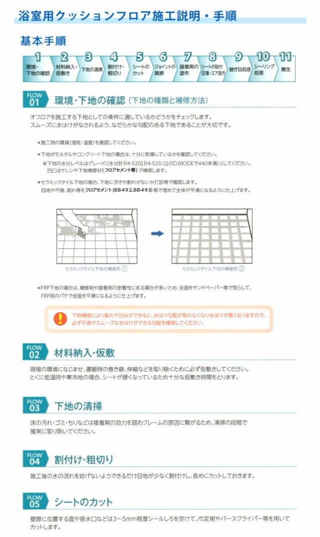 プレーンエンボス オフロア専用 施工材料パック サンゲツ 浴室シート(EP300 1kg×2缶 BB-575、HSシール、フロアセメント1kg  BB-493)｜au PAY マーケット