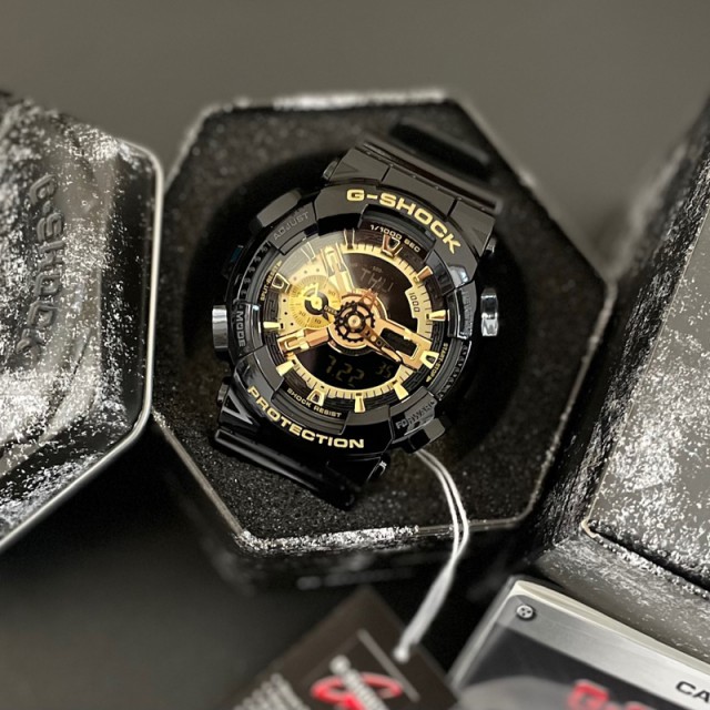 CASIO カシオ 腕時計 G-SHOCK Gショック Black×Gold Series ブラック