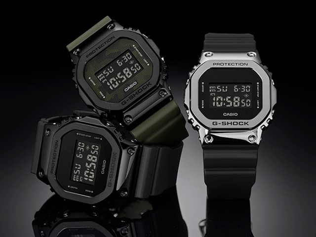 CASIO カシオ G-SHOCK Gショック メタル製ベゼル 硬質な 