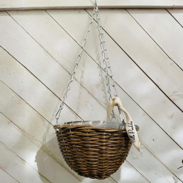 PPラタンバスケットハンギングS【選べる2色】