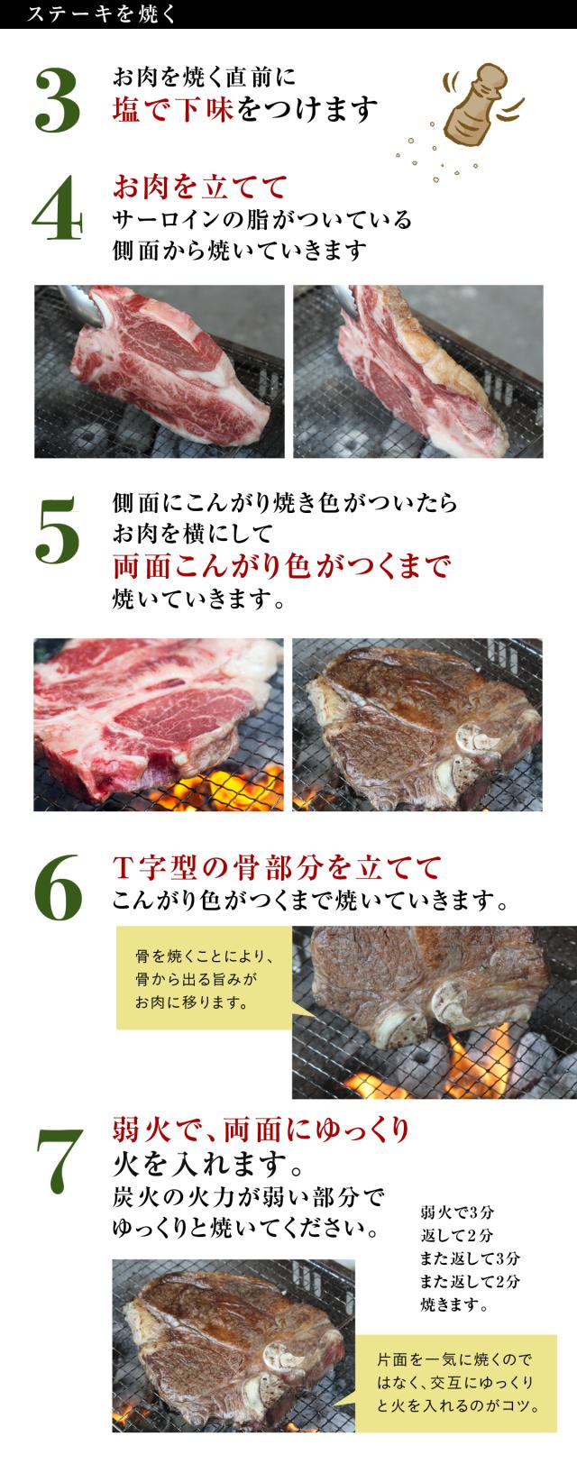 赤城牛 骨付き Tボーン ポーターハウス ステーキ