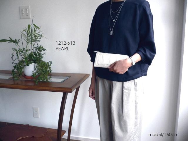 ノベルティ ARUKAN アルカン L字ファスナー 長財布 クロコ型押し