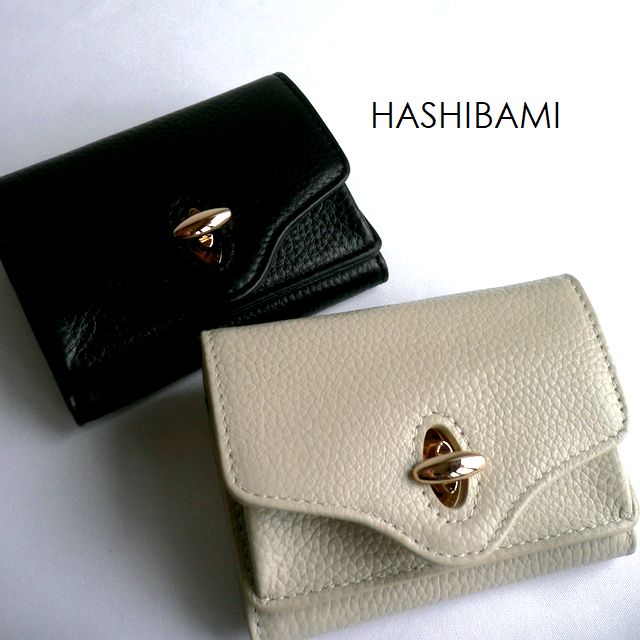HASHIBAMI ハシバミ 三つ折り 財布 ニュー ジーン ミニウォレット HA