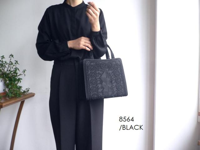 【美品】iwasa イワサ フォーマルバッグ コード刺繍 日本製 トートバッグ 岩佐 イワサ IWASA 日本製 ブラックフォーマル フォーマルバッグ