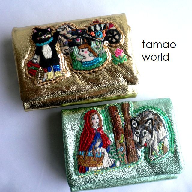 tamao world タマオワールド 折り財布 童話 昔話 民話 ブレーメン 長靴をはいた猫 赤ずきん ミニ財布 3124 3125  3128の通販はau PAY マーケット - AcousticLounge(アコースティックラウンジ） | au PAY マーケット－通販サイト