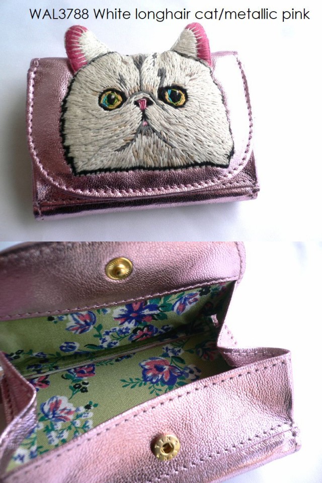 tamao world タマオワールド 折り財布 猫 ネコ ねこ ミニ財布