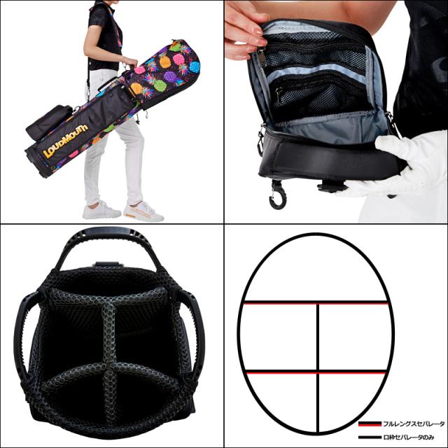 美品⭐︎LOUDMOUTH トロピカルパイナップルキャディバッグ／フードカバーなし 61erMS7M7PL._UF350,350_QL50_.jpg