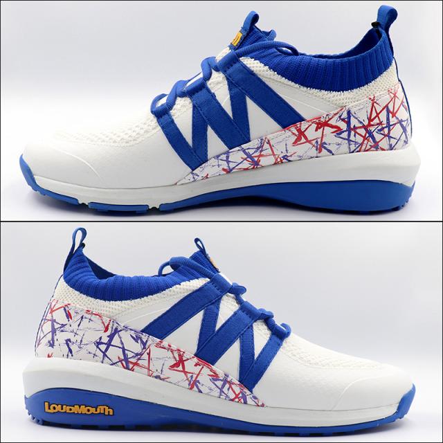 ラウドマウス メンズ スパイクレス ニット ゴルフシューズ Trico Stars トリコスターズ LM-GS0003 772978(355) 【日本規格】【新品】SAAR Loudmouth スニーカー APR3 ラウドマウス メンズ スパイクレス ニット ゴルフシューズ Trico Stars