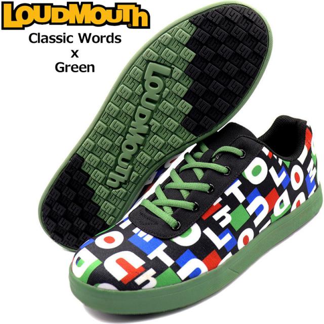 ラウドマウス新品未使用カラフルゴルフシューズ LOUDMOUTH 【全品5％引きクーポン 16日まで】LM-GS0002 gara