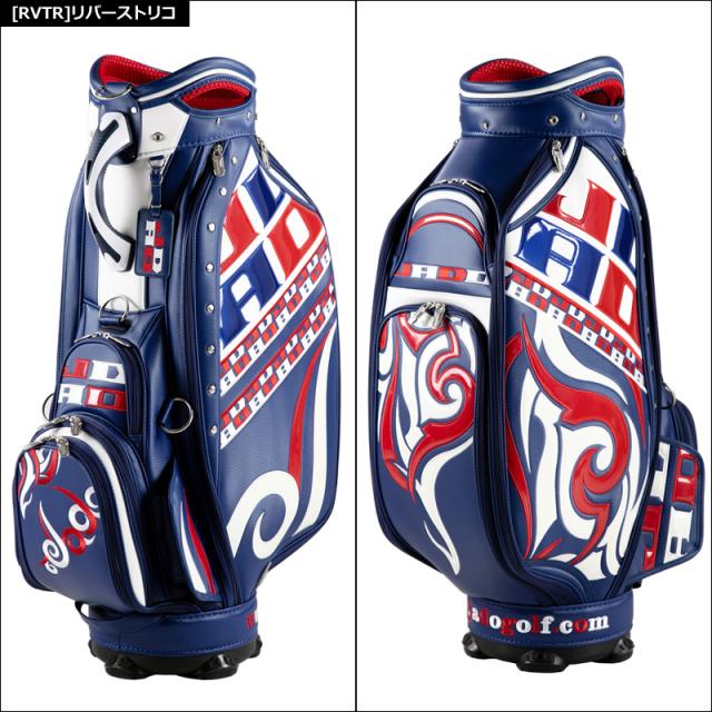 ゴルフキャディバック JADO GOLF キャディバッグ 9.5型 3点式 Chain block Tribal Ver