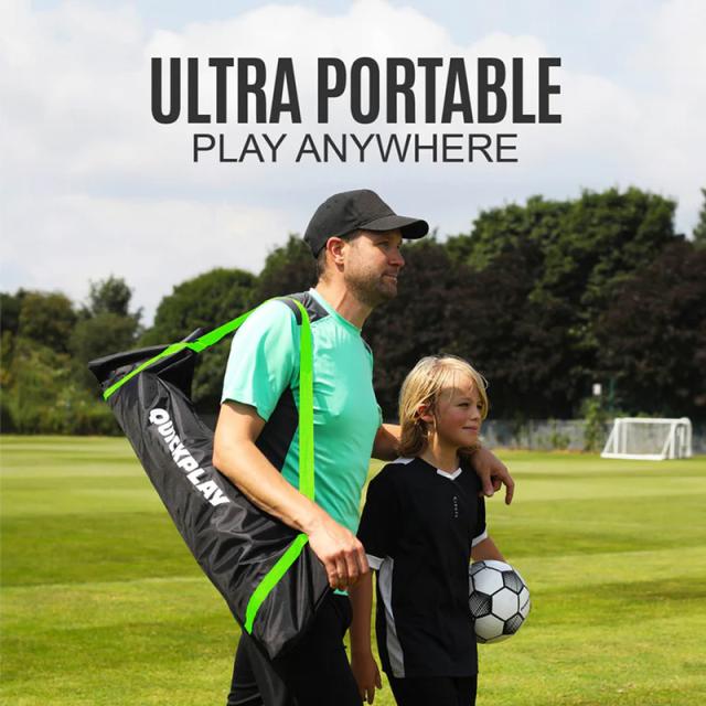 QUICKPLAY クイックプレイ キックスター エリート ポータブル サッカーゴール 1台 1.83m×1.22m 90秒セットアップ サッカー フットサル フットボール 移動式 可搬式 【新品】%off