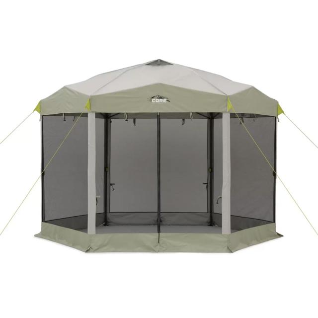 CORE コア 2025 自立式メッシュスクリーンハウス 3.5m×3ｍ×2.7m 紫外線カット UPF50+【新品】25SS 12インチ×10インチ×11.8インチ SCREENHOUSE キャンプ用品 アウトドア用品 運動会 スポーツ観戦 バーベキュー %off cst