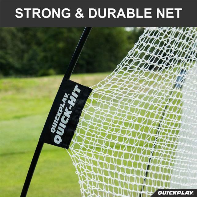 QUICKPLAY クイックプレイ マルチスポーツ対応 練習用ネット 2.4m x 2.4m クイックヒット 90秒セットアップ【新品】 ヒッティングネット 移動式 可搬式 ゴルフ テニス 野球 ソフトボール %off