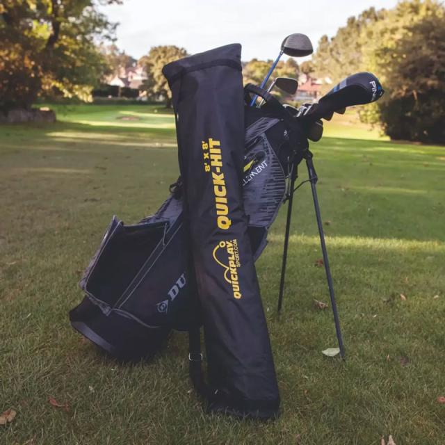 QUICKPLAY クイックプレイ マルチスポーツ対応 練習用ネット 2.4m x 2.4m クイックヒット 90秒セットアップ【新品】 ヒッティングネット 移動式 可搬式 ゴルフ テニス 野球 ソフトボール %off