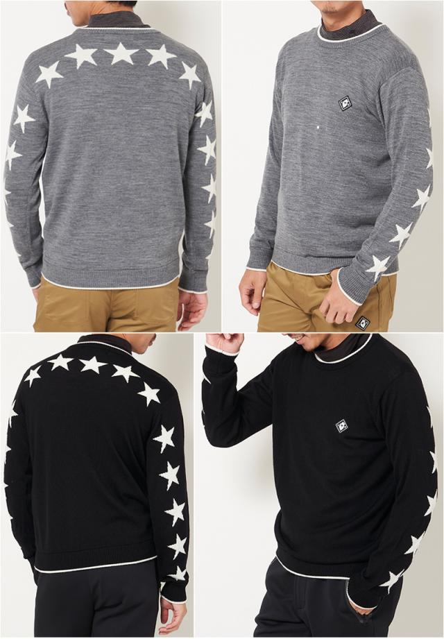 V12 ゴルフ ヴィ・トゥエルヴ メンズ クルーネック セーター V122020