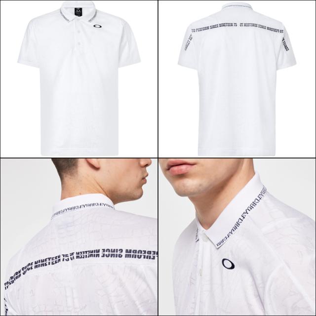 オークリー メンズ 半袖ポロシャツ 吸汗速乾 UVカット OAKLEY ACROSS