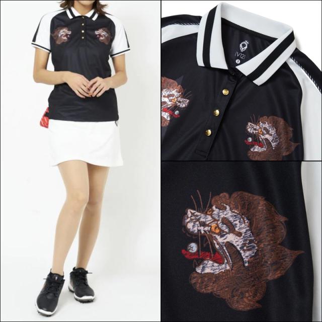 V12 ゴルフ レディース 半袖 ポロシャツ 22 SKA POLO V122210-CT33