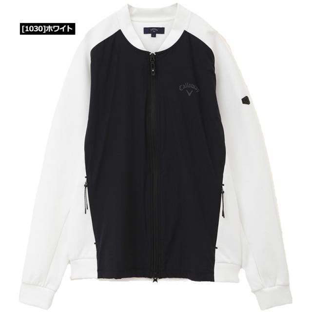 キャロウェイ メンズ 8wayストレッチ 長袖ジャケット 抗菌 フルジップ