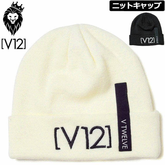 V12 ゴルフ ニットキャップ W FACE KNIT CAP V122220-CP20 ヴィ