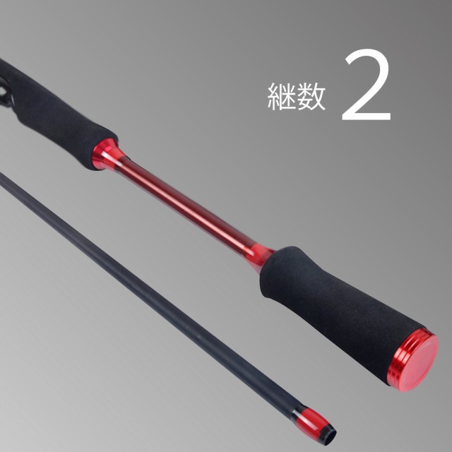 i*4様 カーボンファイバーロット 702M ルアーロッド 黒と赤 Amazon.co.jp: P5188 カーボンファイバー製 2ピース スピニング