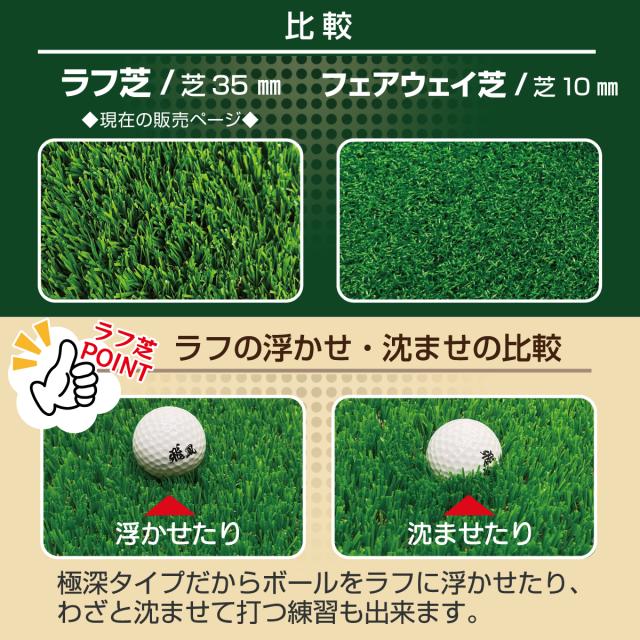 フェアウェイ芝との比較