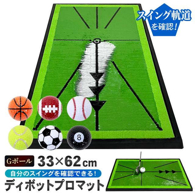 スイングの分析に役立つディボットプロマット