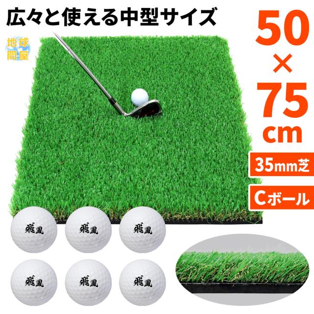 中型ラフ芝ゴルフマット