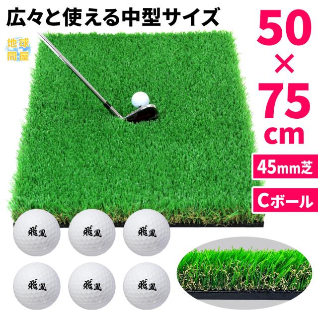 中型ラフ芝ゴルフマット