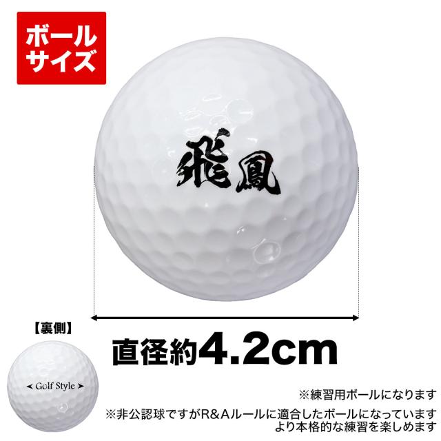 練習用ゴルフボールのサイズ