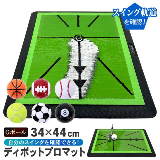 スイングの分析に役立つディボットプロマット
