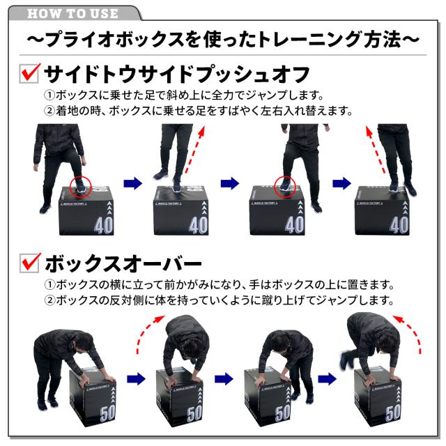 プライオボックスを使ったトレーニング2
