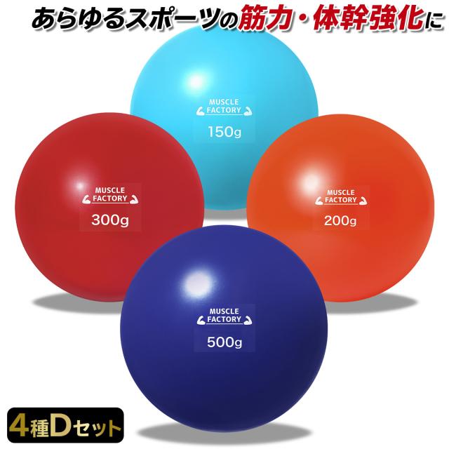 トレーニングウエイトボール4種セット