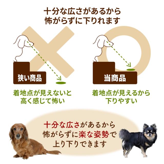 怖がらずに降りれます