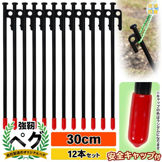 スチールペグ30cm12本セット