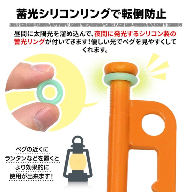 蛍光シリコンリング付き