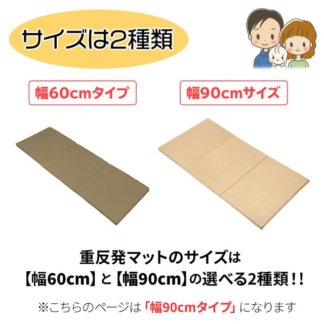 重反発マットには２種類のサイズがございます