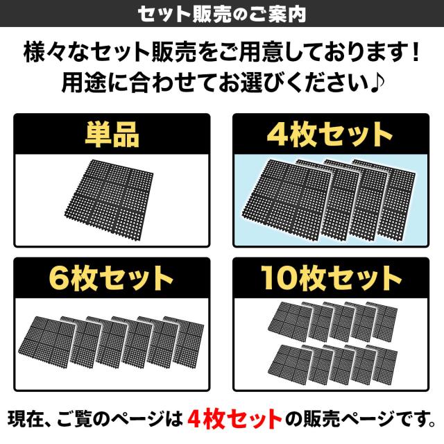 こちらは4枚セット販売のページになります