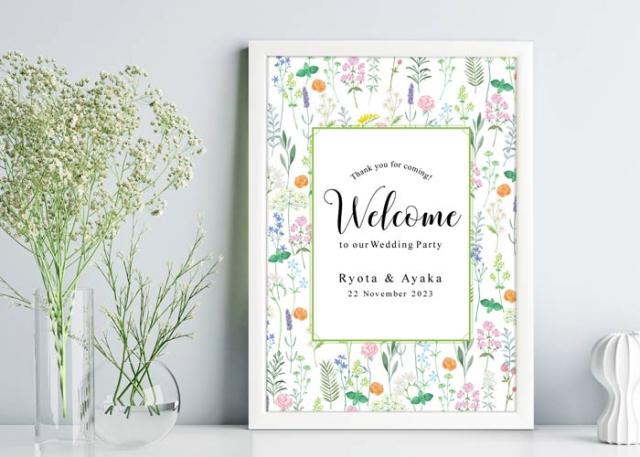 すぐ届く 即日出荷 海外風ウェルカムボード ボタニカル 結婚式 パーティーの通販はau Pay マーケット 結婚式アイテム ギフトのお店 ファルベ 商品ロットナンバー