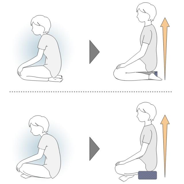 正座枕畳日本製あぐら腰痛膝の痛み軽減姿勢