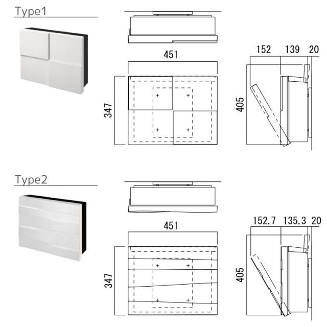 パーサスデコタイプ1タイプ2サイズ
