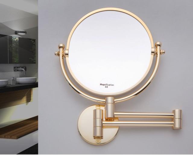 アームを折り畳んだ状態のミラー