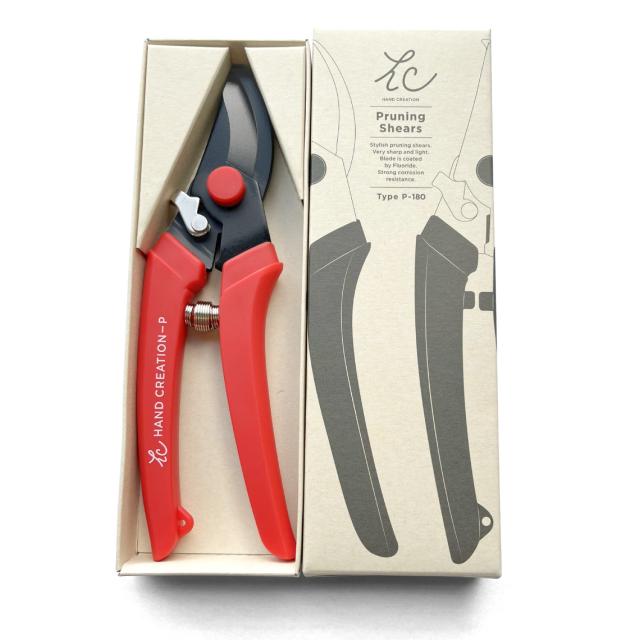 老舗坂源剪定はさみプロ愛用黒刃箱入り