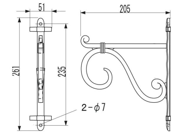 カンナキュート専用 フラワーハンガー Type A